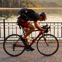 Photo of cyclist
